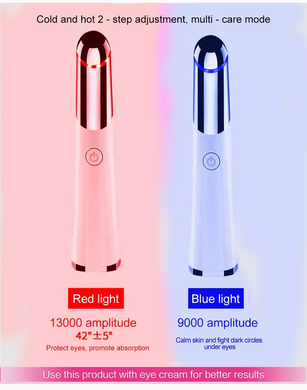 Beauty Eye Massager USB wiederaufladbares Gesichtsmassagegerät Hautpflegegerät Details