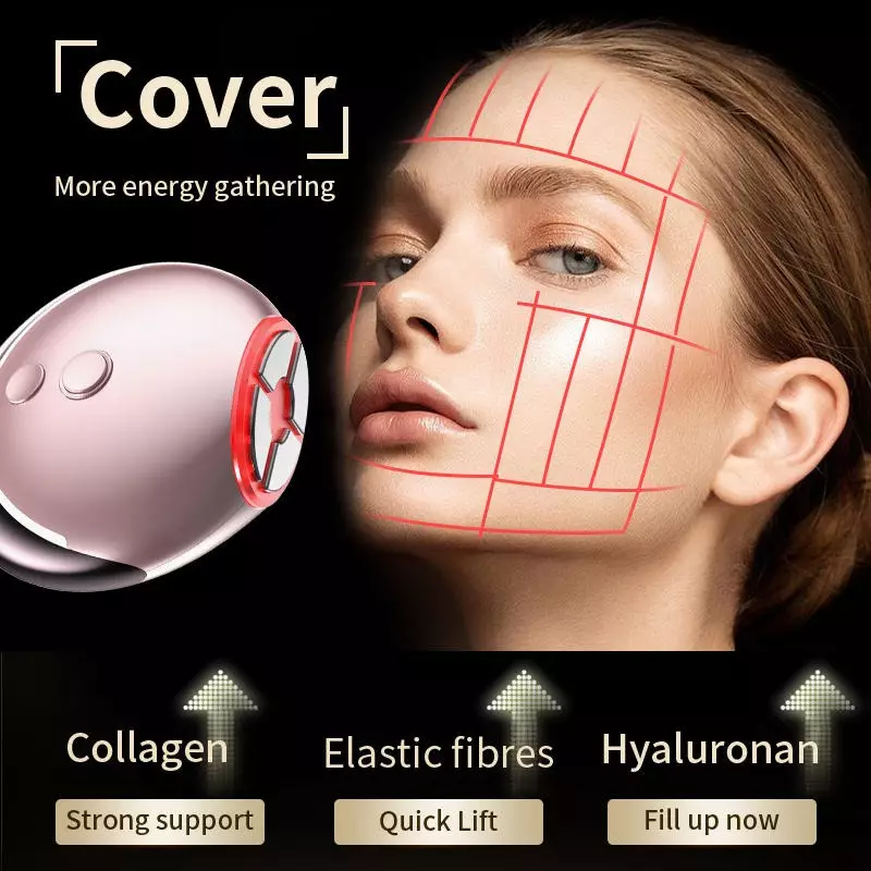 Gestempeltes RF-Instrument, Photonentherapie, Anti-Aging-Hautpflegegerät