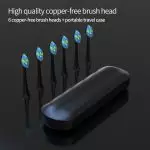 Individuelle, über USB wiederaufladbare Schallzahnbürste mit Smart-Timer und Schnellladefunktion mit Halter